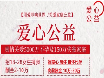 天门捐卵助孕生子 爱心志愿者招募